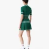Groen cropped gebreid Poloshirt Groen cropped gebreid Poloshirt
