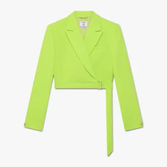 Groen crêpe maatwerkjasje