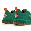 Groene suède Court-sneaker voor heren