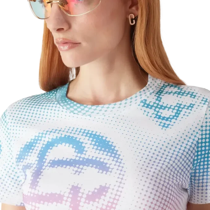 Halftone Logo getailleerd Short met korte mouwen Halftone Logo getailleerd Short met korte mouwen