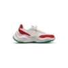 Heren Atlantis witte & rode sneaker Heren Atlantis witte & rode sneaker