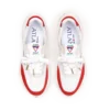 Heren Atlantis witte & rode sneaker Heren Atlantis witte & rode sneaker