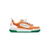 Heren Court oranje & witte sneakers