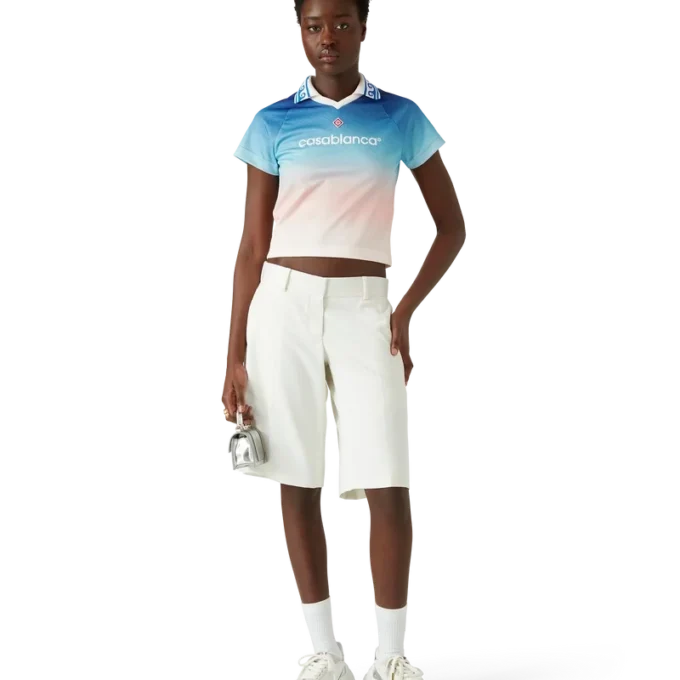 Jacquard Monogram voetbalshirt Jacquard Monogram voetbalshirt