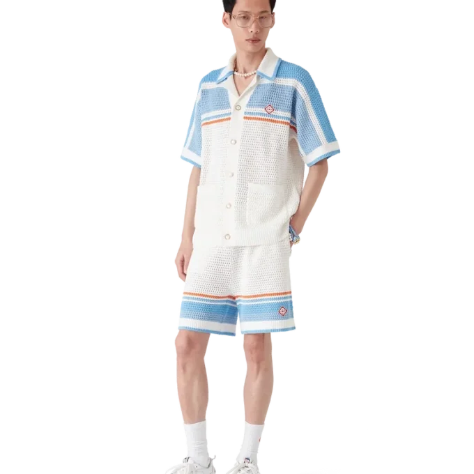 Katoenen gehaakte tennisshort