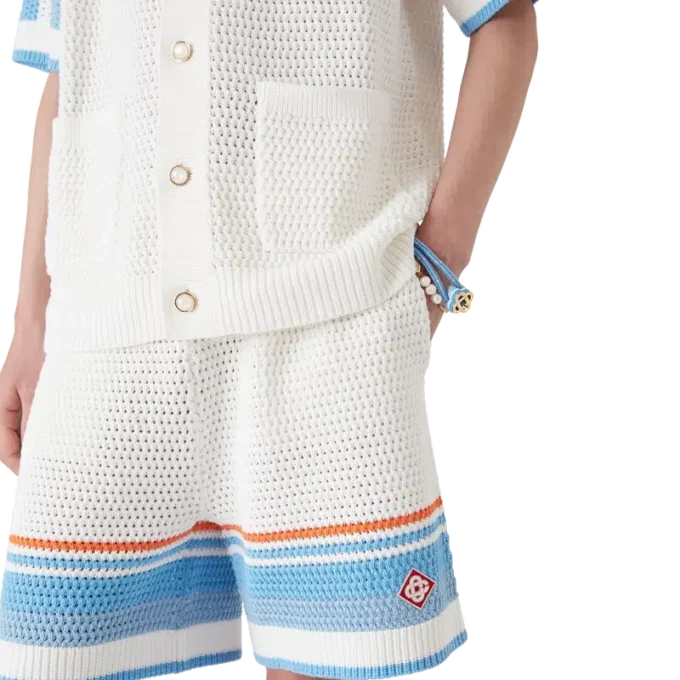Katoenen gehaakte tennisshort