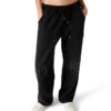 La Pramonition joggingbroek met kristallen versiering La Pramonition joggingbroek met kristallen versiering