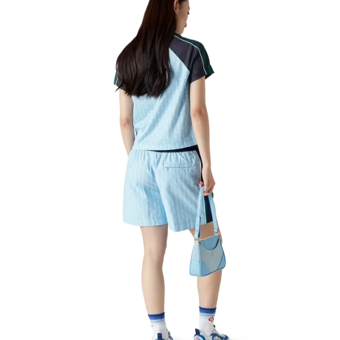 Laurel-trainingsshort met krijtstreep Laurel-trainingsshort met krijtstreep