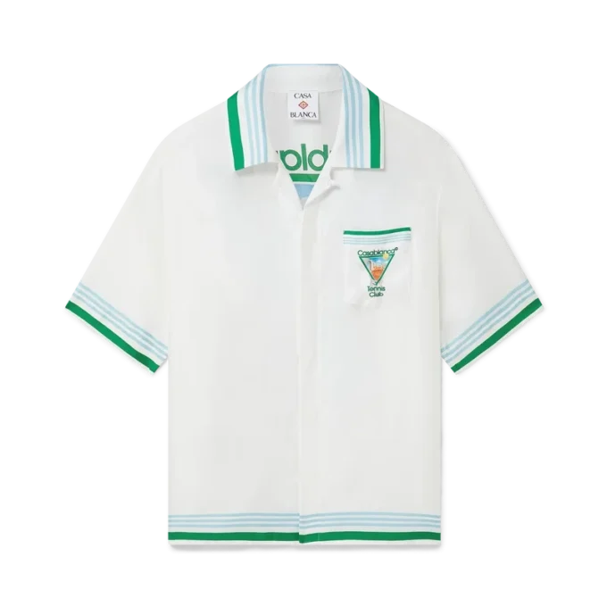Metaphysical Tennis Icon zijden overhemd
