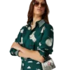 Metaphysical zijden overhemd met lange mouwen Metaphysical zijden overhemd met lange mouwen
