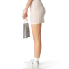 Minirok van gebreide stof met Crystal Monogram