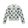 Mohair Monogram-trui met rits Mohair Monogram-trui met rits