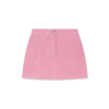 Monogram denim rok