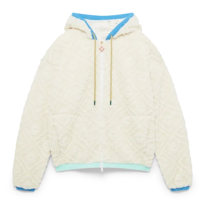 Monogram Jacquard fleecejas Monogram Jacquard fleecejas