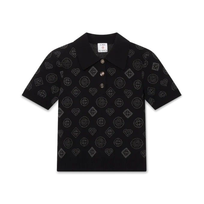 Monogram Jacquard Poloshirt Monogram Jacquard Poloshirt