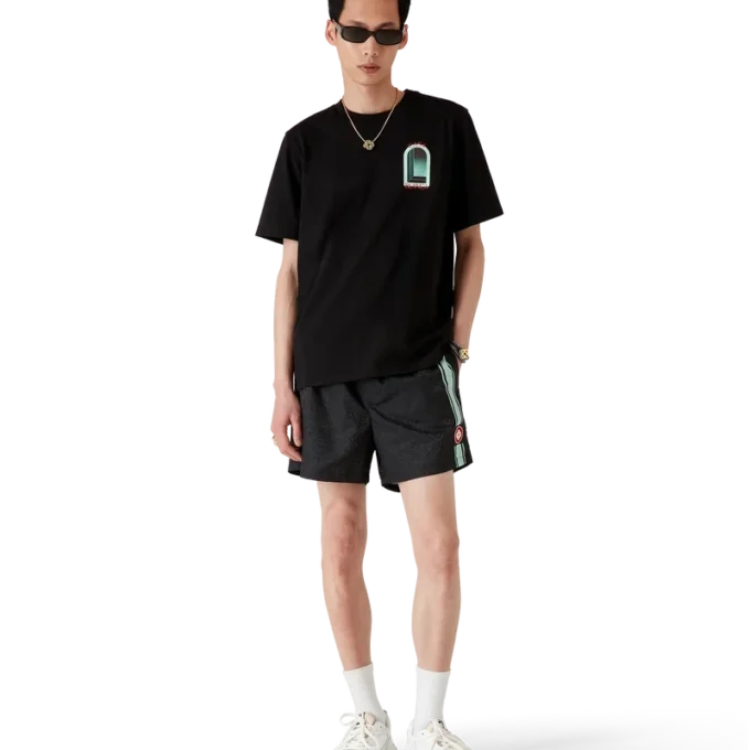 Monogram Jacquard Stripe Shorts Monogram Jacquard Stripe Shorts