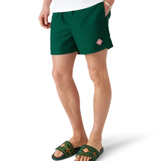 Monogram Jacquard zwemshort Monogram Jacquard zwemshort