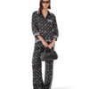 Monogram pyjama van zijden satijn Monogram pyjama van zijden satijn