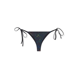 Monogram string-bikinibroekje