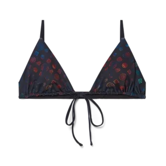 Monogram string-bikinitop