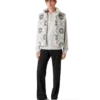 Monogram-vest van imitatiebont Monogram-vest van imitatiebont