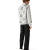 Monogram-vest van imitatiebont Monogram-vest van imitatiebont