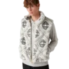 Monogram-vest van imitatiebont Monogram-vest van imitatiebont