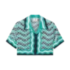 Monogram Wave kort zijden overhemd Monogram Wave kort zijden overhemd