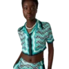 Monogram Wave kort zijden overhemd Monogram Wave kort zijden overhemd