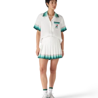 Tennis geplooide zijden mini-rok