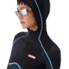 Naadloze top met capuchon en lange mouwen Naadloze top met capuchon en lange mouwen