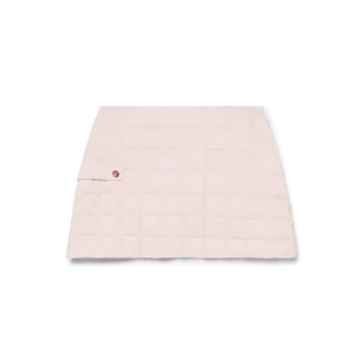 Nylon gewattede minirok
