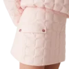 Nylon gewattede minirok