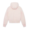 Nylon gewatteerd jack met capuchon