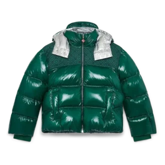 Nylon puffer-donsjack