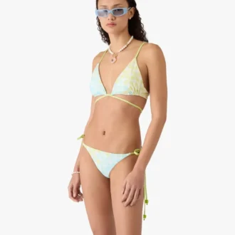 Optic Drop String-bikini-broekje met kralen