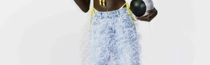 Optic Drop String-bikinitop met kralen Optic Drop String-bikinitop met kralen