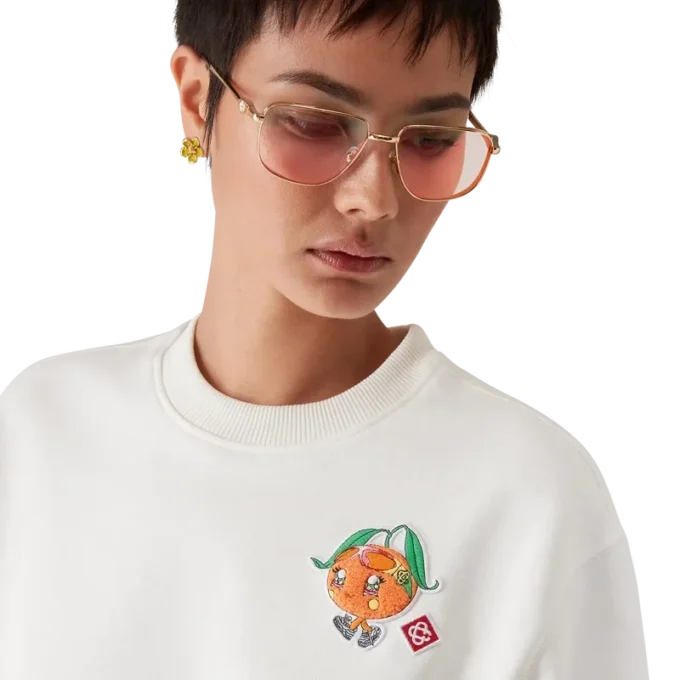 Oranje mascotte-sweatshirt Oranje mascotte-sweatshirt