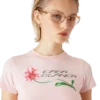Orchid Logo Cropped Baby Tee Orchid Logo Cropped Baby Tee