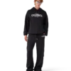 Oversized sweatshirt met capuchon en panelen Oversized sweatshirt met capuchon en panelen
