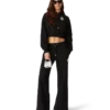 Pearl Diamond Cropped Sweatshirt met capuchon Pearl Diamond Cropped Sweatshirt met capuchon
