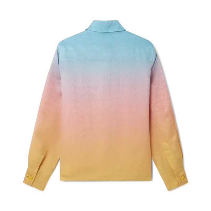 Ping Pong Gradient zijden overhemd Ping Pong Gradient zijden overhemd