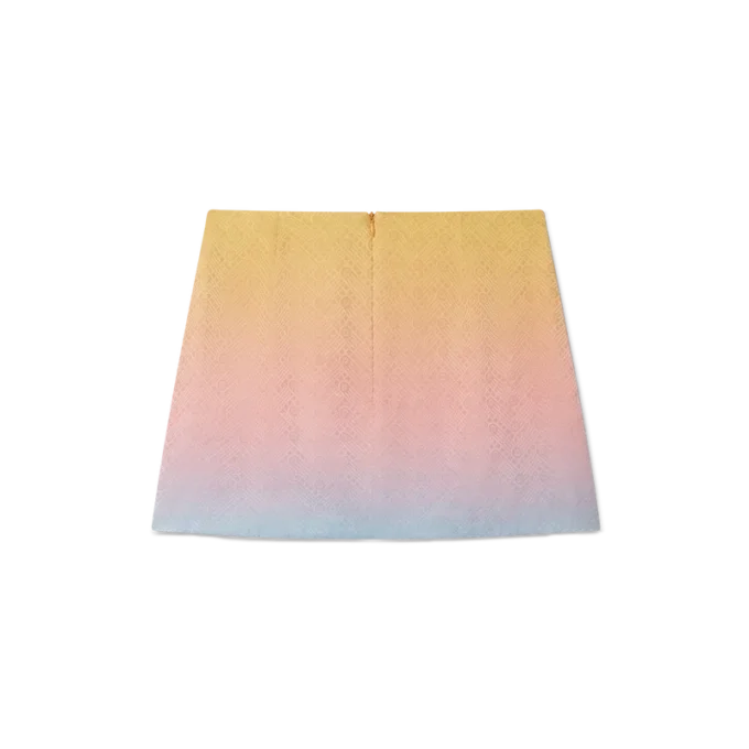 Ping Pong Gradient zijden rok