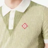 Poloshirt met korte mouwen en verticale strepen