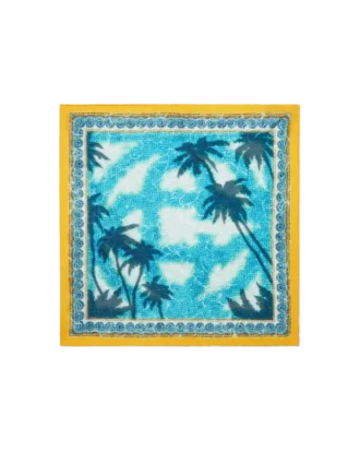 Poolside Emblem middelgrote zijden sjaal