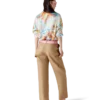Psychedelic Nirvana zijden overhemd met lange mouwen Psychedelic Nirvana zijden overhemd met lange mouwen