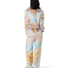 Psychedelic Nirvana zijden overhemd met lange mouwen Psychedelic Nirvana zijden overhemd met lange mouwen