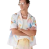 Psychedelisch Nirvana-overhemd Psychedelisch Nirvana-overhemd