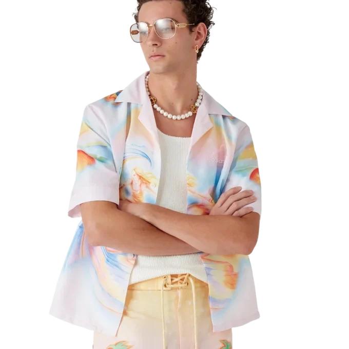 Psychedelisch Nirvana-overhemd Psychedelisch Nirvana-overhemd