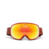 Rood-oranje ski-bril met kleurverloop Rood-oranje ski-bril met kleurverloop